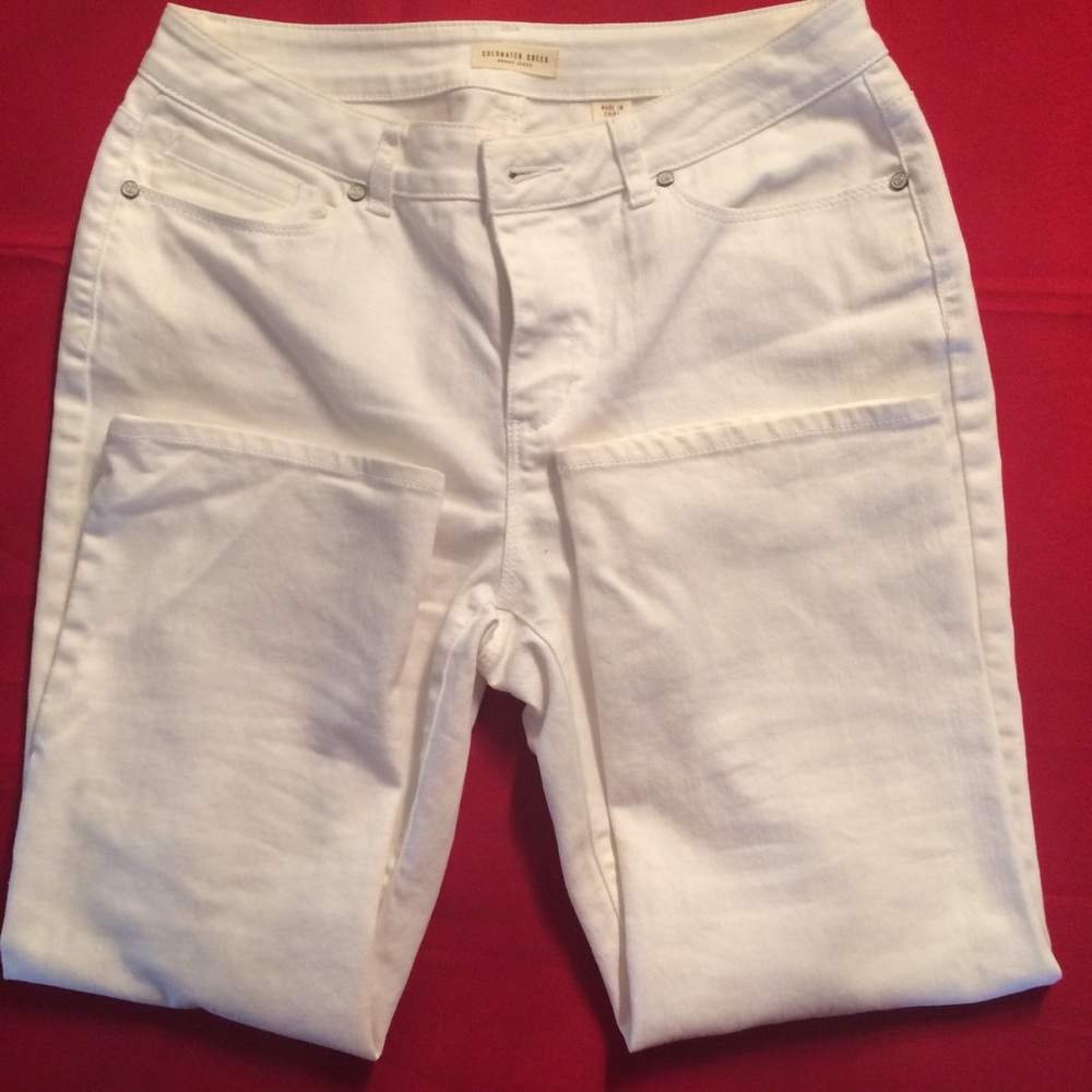 Coldwater Creek Size 10 White  Capris